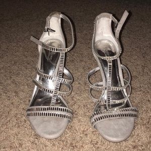 Silver Gianni Bini Platinum Collection Heels